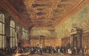 rThe Doge Grants an Andience in the Sala del Collegin in the Ducal Palace (mk05), Francesco Guardi
